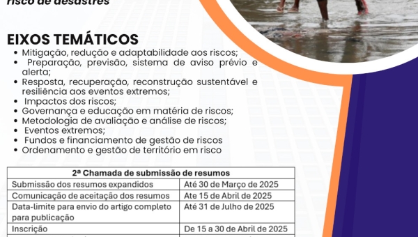 I CONFERÊNCIA INTERNACIONAL SOBRE GESTAO DE RISCOS